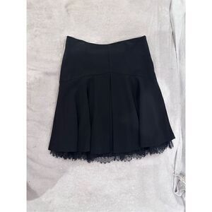ARDEN B. SIZE S WOMENS BLACK SKIRT WITH LACE
